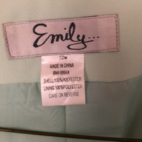 Emily Brand Mint Green Skirt Set - Picture 4 of 10
